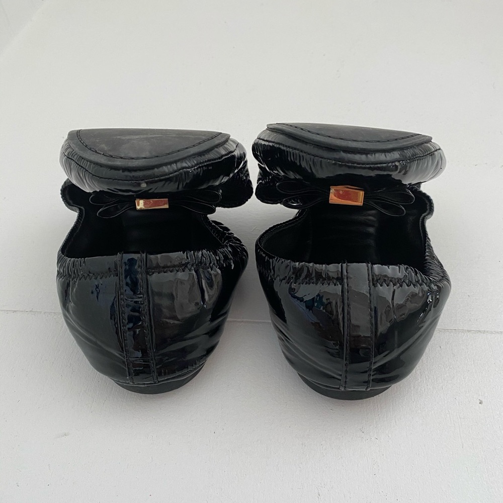 TORY BURCH- flats- ballerinas- black- size 8